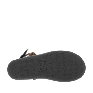 Hot Cord and leather 'Riviere' sandals Sandals