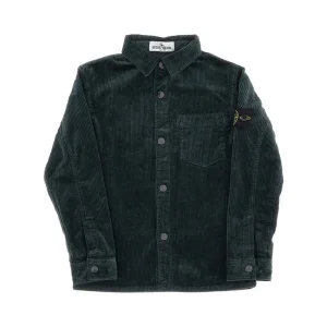 Hot Corduroy overshirt with logo badge Kids/BOY Clothing
