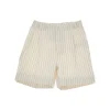 Best Cotton and hemp pinstriped shorts Kids/BOY Clothing