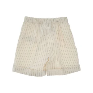 Best Cotton and hemp pinstriped shorts Kids/BOY Clothing