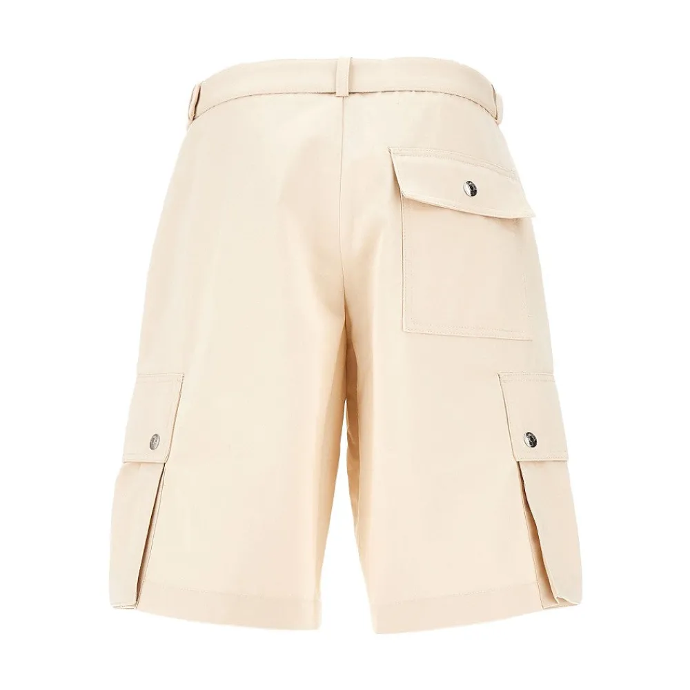 cotton_and_linen_cargo_sh_2.webp Sale Cotton and linen cargo shorts with belt Pants And Shorts