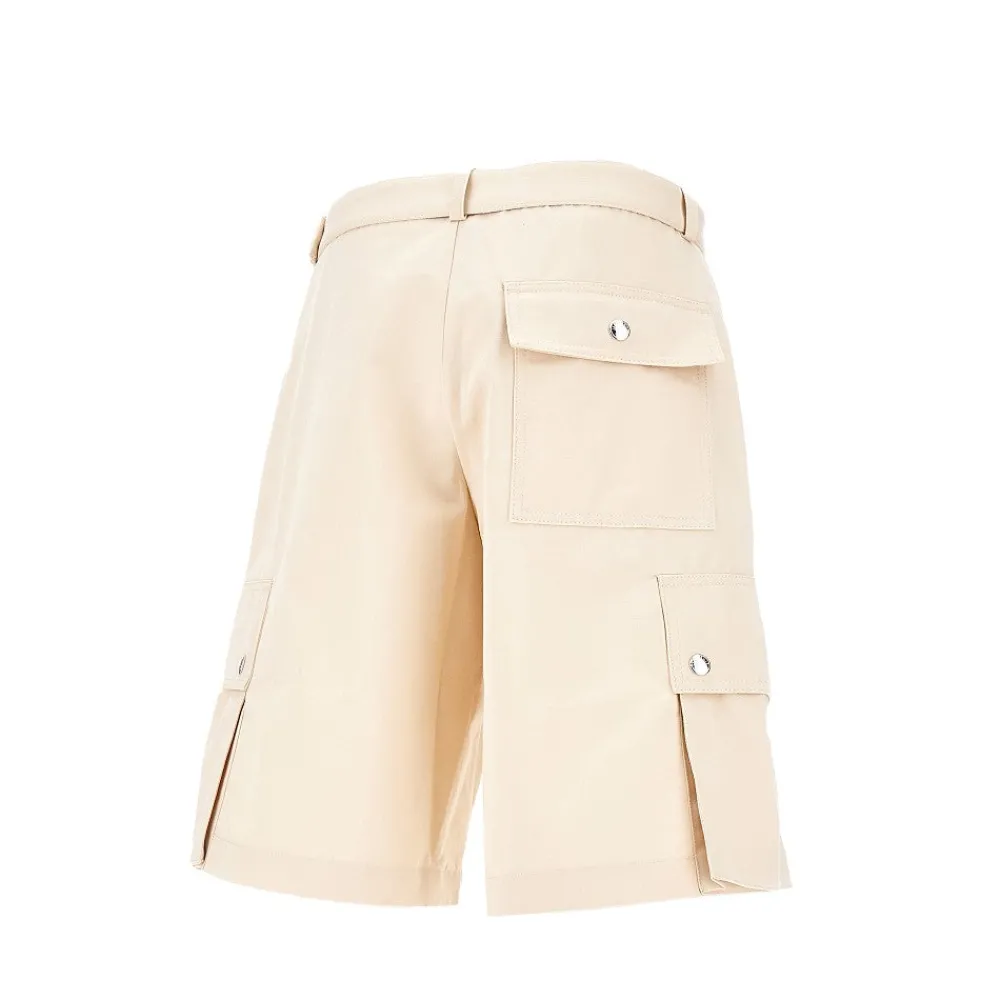 cotton_and_linen_cargo_sh_3.webp Sale Cotton and linen cargo shorts with belt Pants And Shorts