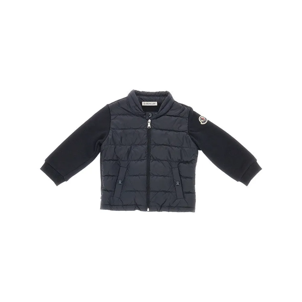 cotton_and_padded_nylon_f_0.webp Hot Cotton and padded nylon full-zip sweatshirt Kids/BOY Clothing