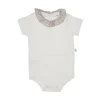 Sale Cotton bodysuit with floral collar Kids Clothing