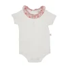 Hot Cotton bodysuit with floral collar Kids Clothing