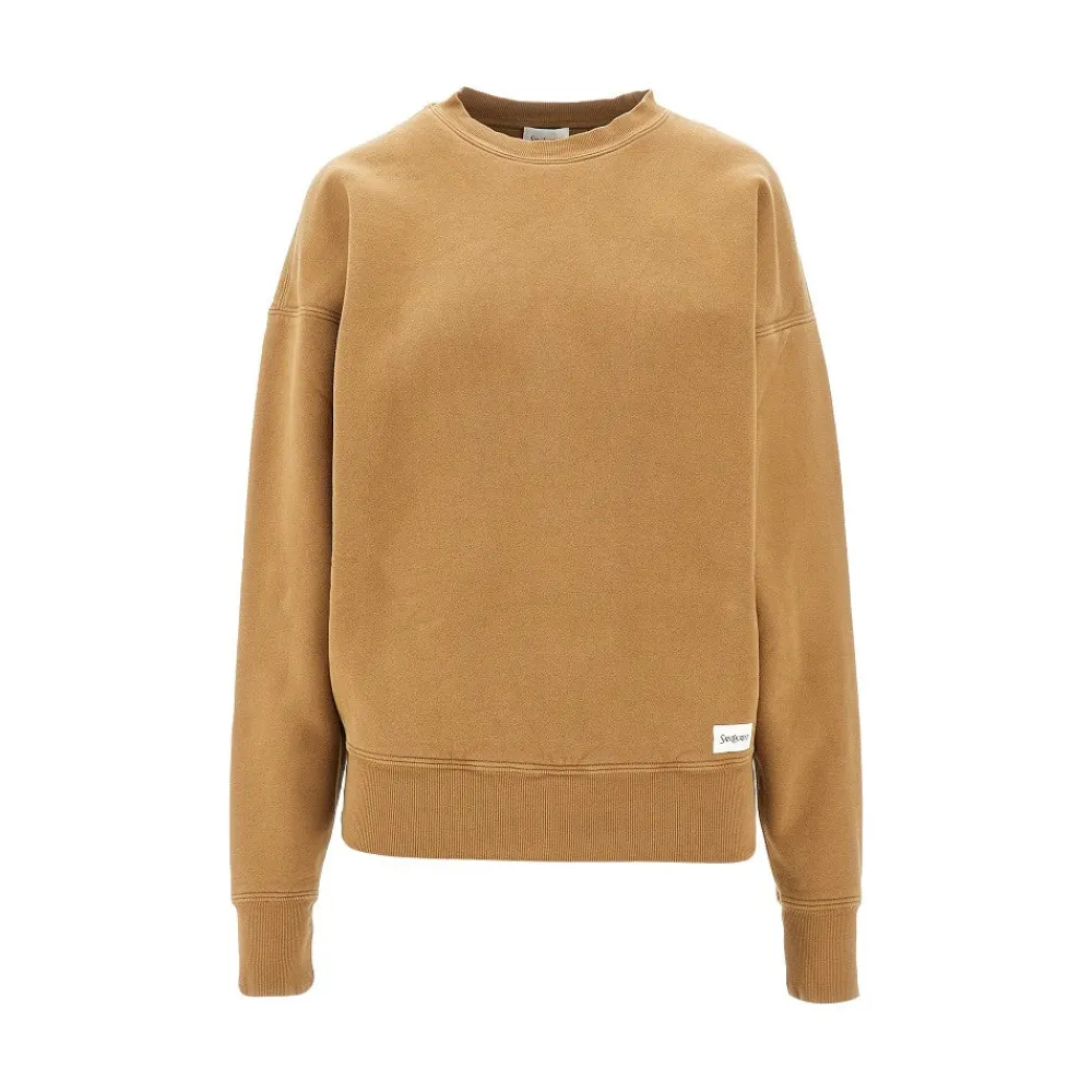 cotton_crewneck_sweatshir_0.webp Sale Cotton crewneck sweatshirt Sweatshirts