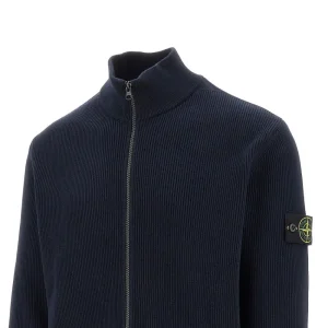Discount Cotton full-zip cardigan with logo badge Knitwear