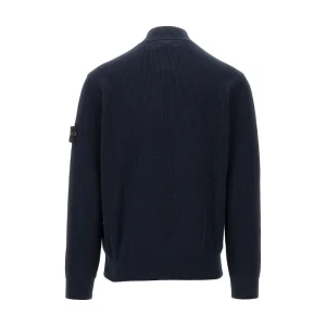 Discount Cotton full-zip cardigan with logo badge Knitwear