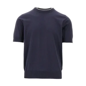 Fashion Cotton knit T-shirt Knitwear