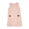 New Cotton mini dress with Web details Kids Clothing