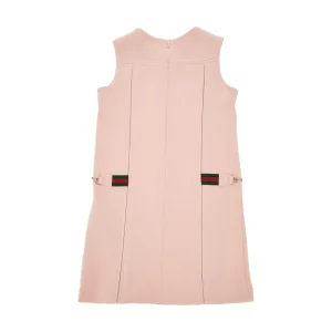 New Cotton mini dress with Web details Kids Clothing