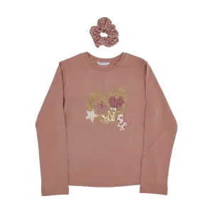 New Cotton T-shirt and scrunchie Kids Clothing