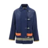 Fashion Cotton twill '4 Ganci' jacket Outerwear