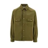 Outlet Cotton twill overshirt Shirts