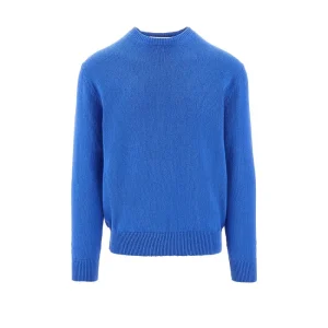 Outlet Cotton-blend crewneck sweater Knitwear