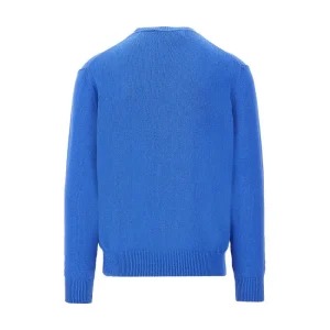 Outlet Cotton-blend crewneck sweater Knitwear