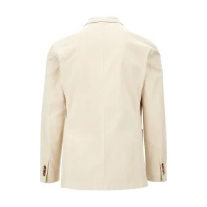 Sale Cotton-blend double-breasted tailored jacket Jackets