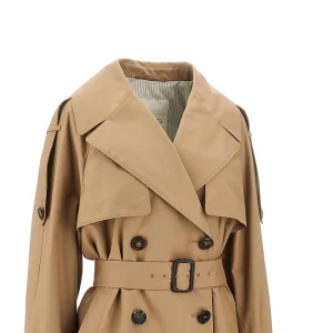 Sale Cotton-blend oversized trench coat Outerwear