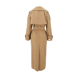 Sale Cotton-blend oversized trench coat Outerwear