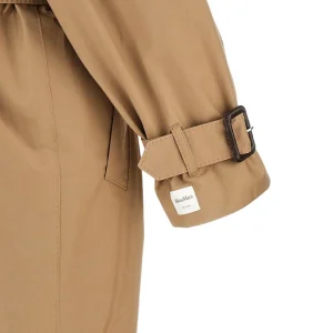 Sale Cotton-blend oversized trench coat Outerwear