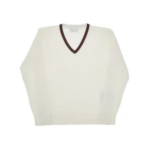 Best Cotton-blend sweater with Web trim Kids/BOY Clothing