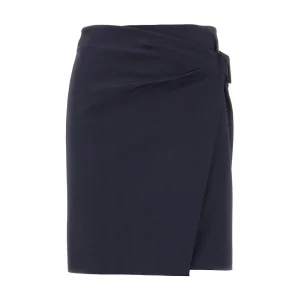 Online Cotton-blend wrap-aound skirt Skirts