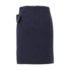 Online Cotton-blend wrap-aound skirt Skirts