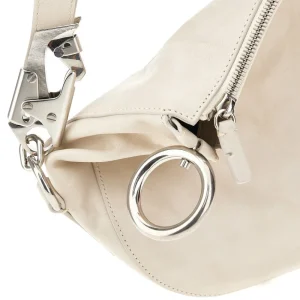 Fashion Cracked leather small 'Knight' bag Shoulder Bags