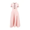Clearance Crepe Couture midi dress with crystals Dresses