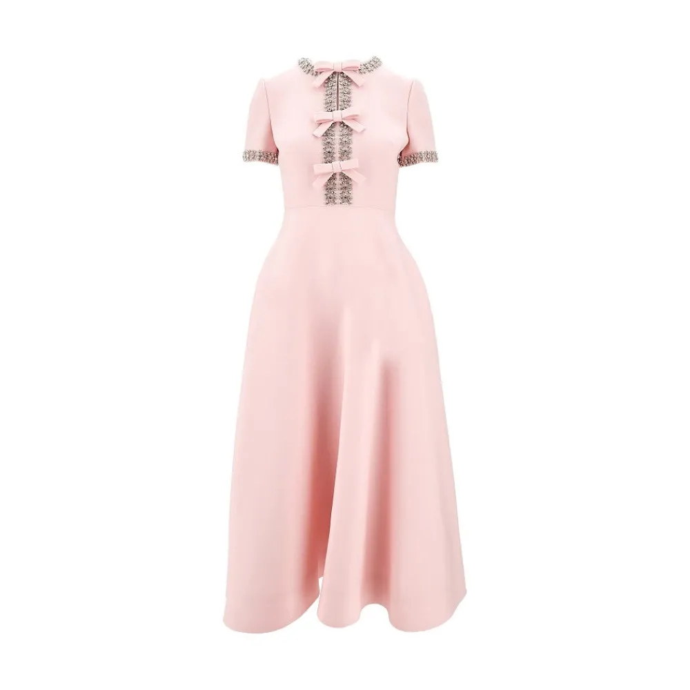 crepe_couture_midi_dress__0.webp Clearance Crepe Couture midi dress with crystals Dresses
