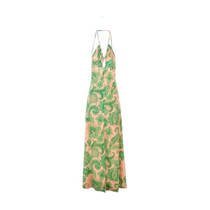 Hot Crepe jersey long dress Dresses