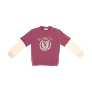 Online Crewneck sweatshirt with double sleeves Kids/BOY Clothing