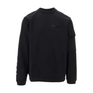 Outlet Crewneck sweatshirt with mesh insert Sweatshirts