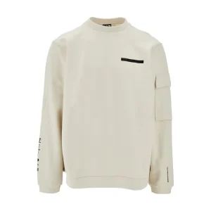 Outlet Crewneck sweatshirt with mesh insert Sweatshirts