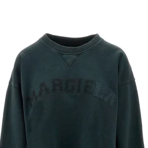 Clearance Crewneck sweatshirt with raw-cut edges Sweatshirts