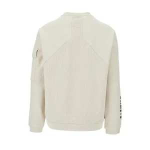 Outlet Crewneck sweatshirt with mesh insert Sweatshirts