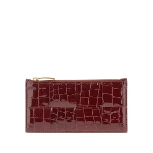 Fashion Croco-embossed leather cardholder pouch Wallets And Small Leather Goods