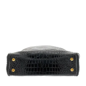 Fashion Croco-embossed leather medium 'Rodeo' bag Shoulder Bags