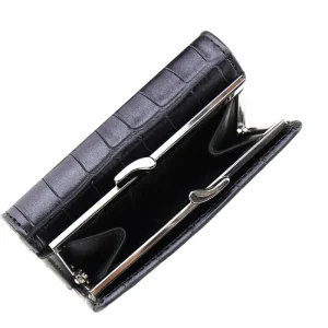 New Croco-embossed leather small 'Frame' wallet Wallets And Small Leather Goods