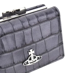 New Croco-embossed leather small 'Frame' wallet Wallets And Small Leather Goods