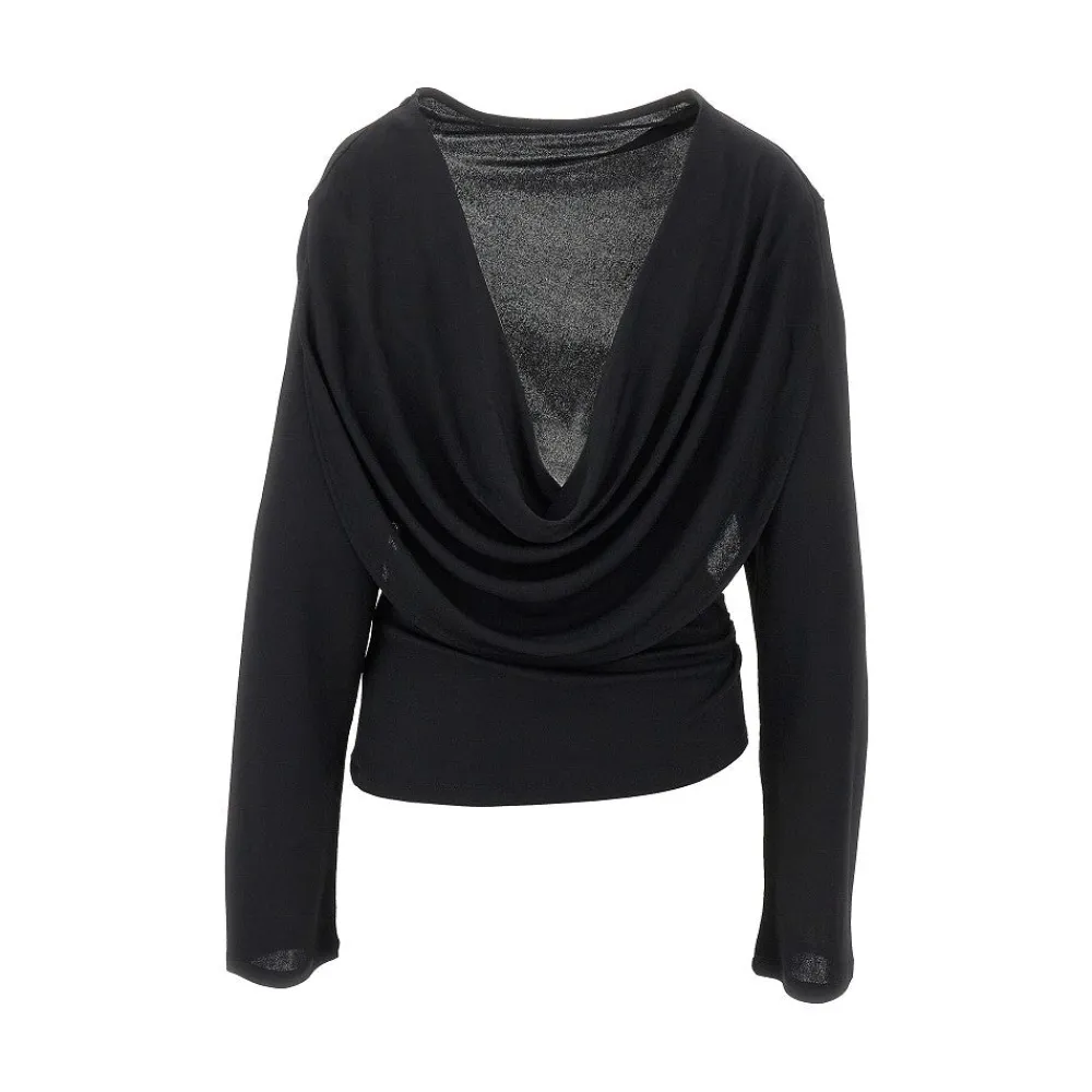 croisire_draped_top_2.webp Clearance Croisière' draped top Tops