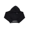 Sale Cropped hoodie with lurex logo band Kids Clothing
