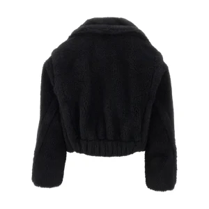 Hot Cropped Teddy Bear Icon Coat Outerwear
