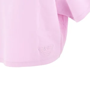 Discount Cropped T-shirt with cupro back Tops