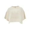 Best Cropped T-shirt with logo patch Tops