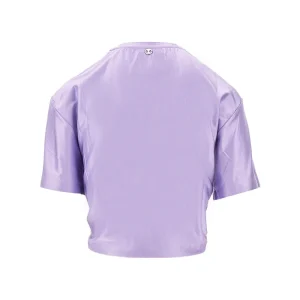 Hot Cropped T-shirt with piercing detail Tops