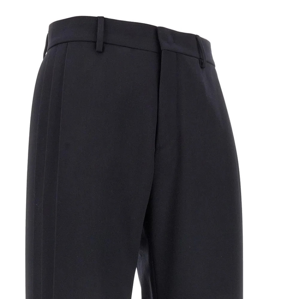 crpe_pants_with_pleated_d_1.webp Discount Crêpe pants with pleated details Pants And Shorts