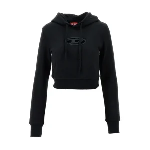 New Cut-out Oval D logo cropped hoodie Sweatshirts
