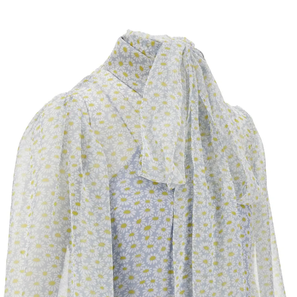 daisy_print_chiffon_shirt_1.webp Clearance Daisy print chiffon shirt Shirts