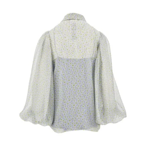 Clearance Daisy print chiffon shirt Shirts